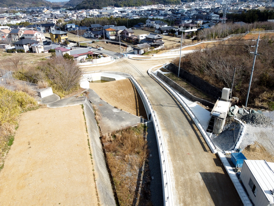 奥佐々阪井線道路改良工事
