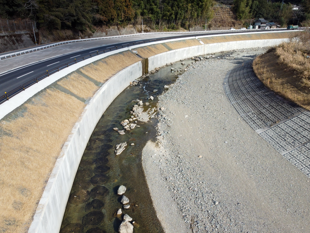 国道370号道路改良工事